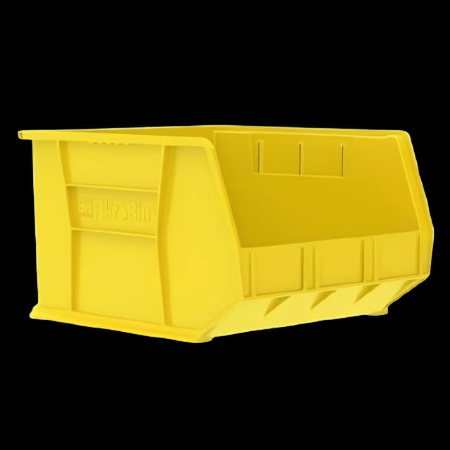 Storage Bin AkroBins® Yellow Plastic 11 X 16-1/2 X 18 Inch