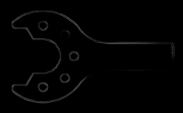 Micro Saw Blade Sagittal Radial Edge, Fine Tooth