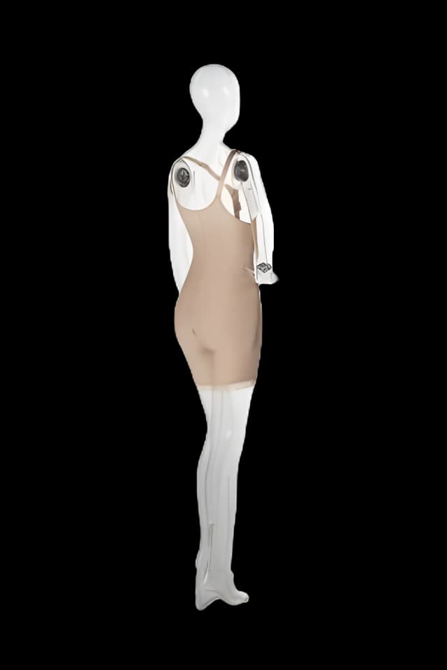 X-Large Mid-Thigh Compression Garment - White