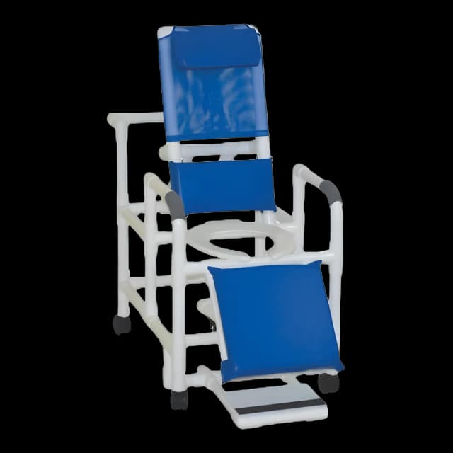 Shower Chair MJM International PVC Frame Reclining Backrest 325 lbs. Weight Capacity - 196