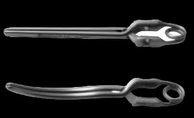 Atraumatic Endo Vessel Clip Aesculap® DeBakey 25 mm Jaw Length Stainless Steel - PL544S