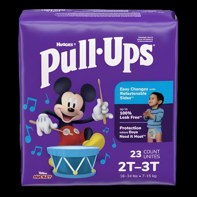 Male Toddler Training Pants Pull-Ups® Learning Designs® for Boys Size 2T to 3T Disposable Moderate Absorbency