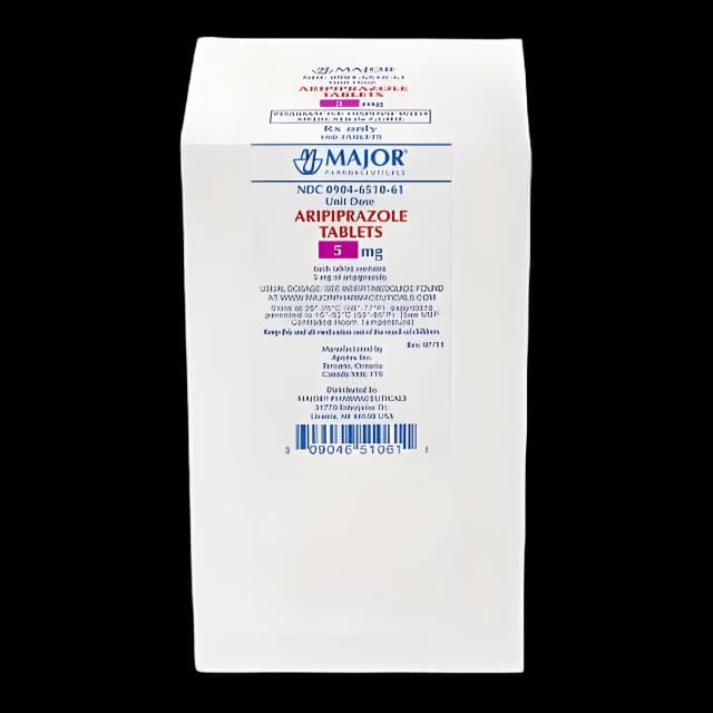Aripiprazole 5 mg by Major Pharmaceuticals - Antipsychotic Treatment