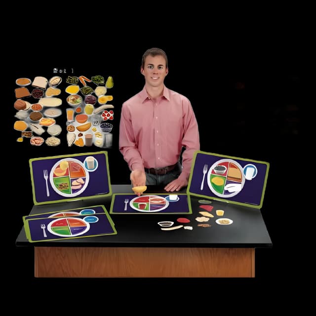 MyPlate Nutrition Education Cling Kit by Nasco