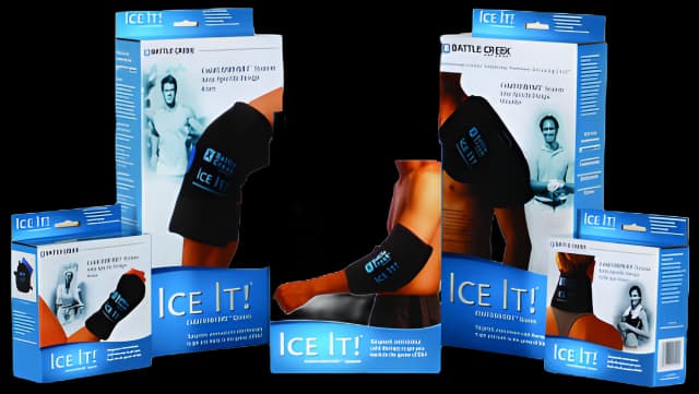 Cold Pack Ice It!® B-Pack Single Neck 6 X 9 Inch Vinyl / Gel Reusable