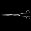 Obstetrical Forceps MedGyn Hern 13 Inch Length Surgical Grade Stainless Steel NonSterile NonLocking Finger Ring Handle Slightly Curved 19 mm Coarse Serrated Fenestrated Oval Jaws