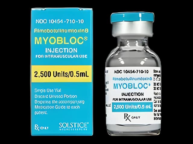 Myobloc® Rimabotulinumtoxinb 2500 Units / 0.5 mL Injection Single-Use Vial 0.5 mL