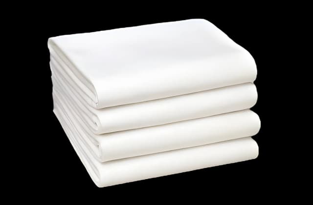 Bed Sheet Draw 54 X 72 Inch White Cotton 55% / Polyester 45% Reusable - 03941401