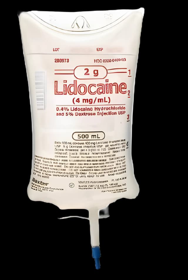 Lidocaine HCl / Dextrose 5%, Preservative Free 4 mg / mL IV Solution Flexible Bag 500 mL - 2B0973