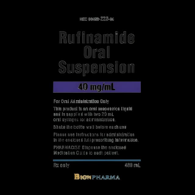 Rufinamide 40 mg/mL Suspension - Seizure Control