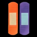 Adhesive Strip Curad® 1 X 3-1/4 Inch Fabric Rectangle Assorted Colors Sterile - BAN294