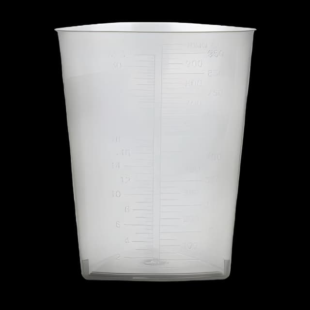 Graduated Container McKesson Triangular Polypropylene 1,000 mL (32 oz.)