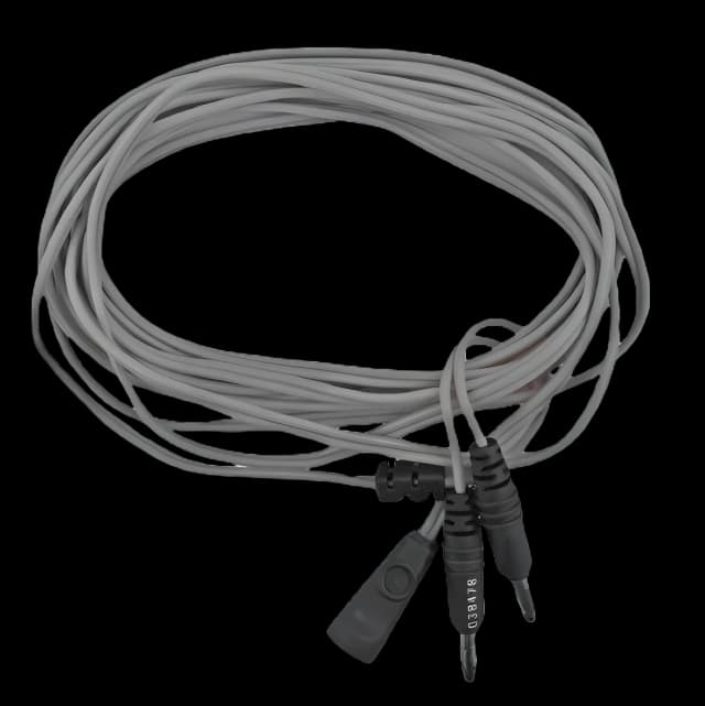 Olsen Bipolar Cord 12ft - Reusable with Shrouded Connection