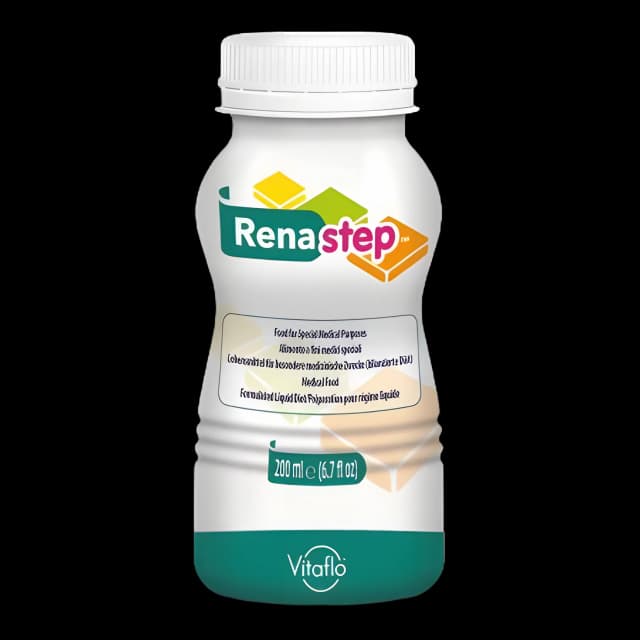 Pediatric Oral Supplement Renastep™ Vanilla Flavor 6.7 oz. Bottle Liquid Protein Kidney Disease