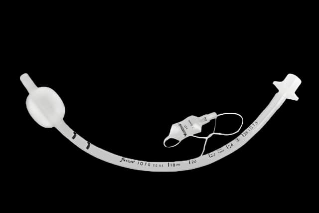 Cuffed Endotracheal Tube Flexicare® VentiSeal Curved 11.0 mm Adult Murphy Eye
