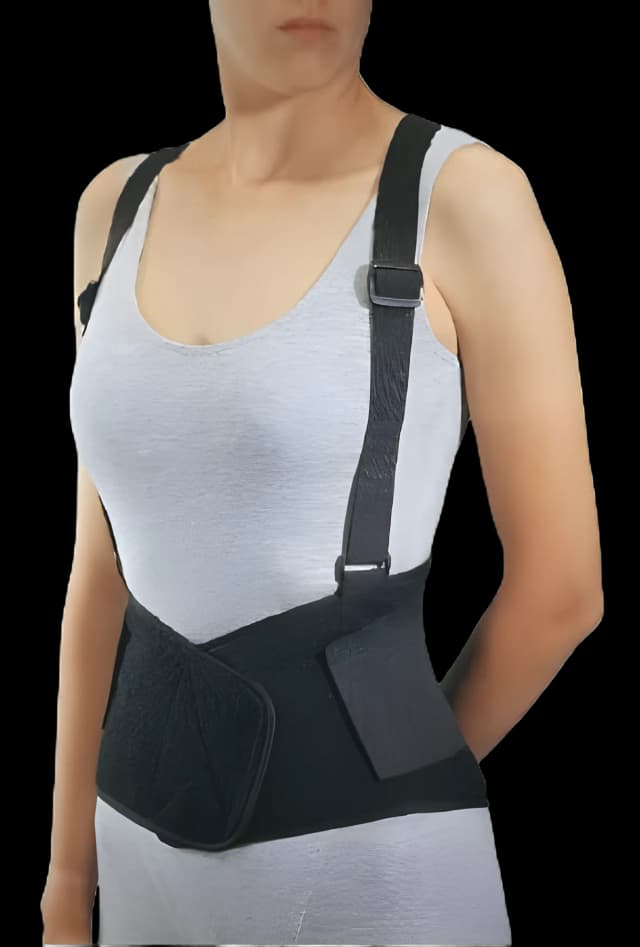 Occupational Back Support ProCare® Industrial X-Large Hook and Loop Closure 42 to 50 Inch Waist Circumference 8 Inch Height Adult