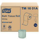 Bath Tissue Roll, Universal, White, 2-Ply, T24, 156.25ft, 4.2" x 4.4", 500 sht/rl, 48 rl/cs
