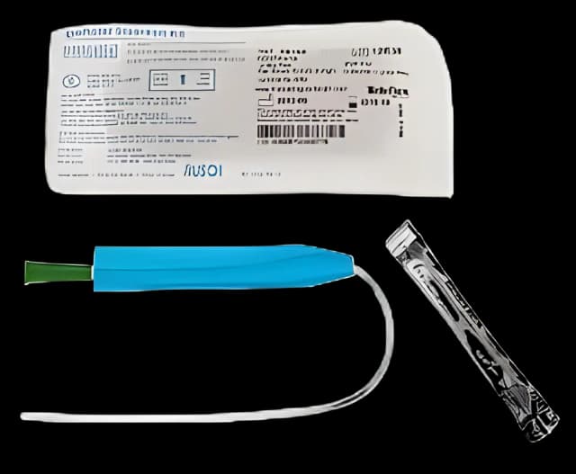 Intermittent Catheter Tray FloCath® Quick™ Closed System / Straight 14 Fr. Without Balloon Hydrophilic Coated Silicone