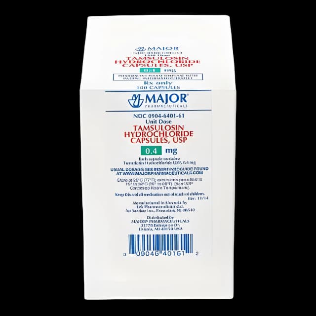 Buy Tamsulosin HCl 0.4mg Capsules - Major Pharmaceuticals