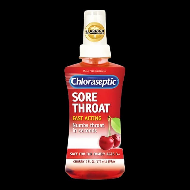 Sore Throat Relief Chloraseptic® 1.4% Strength Oral Spray 6 oz. - 37811201103