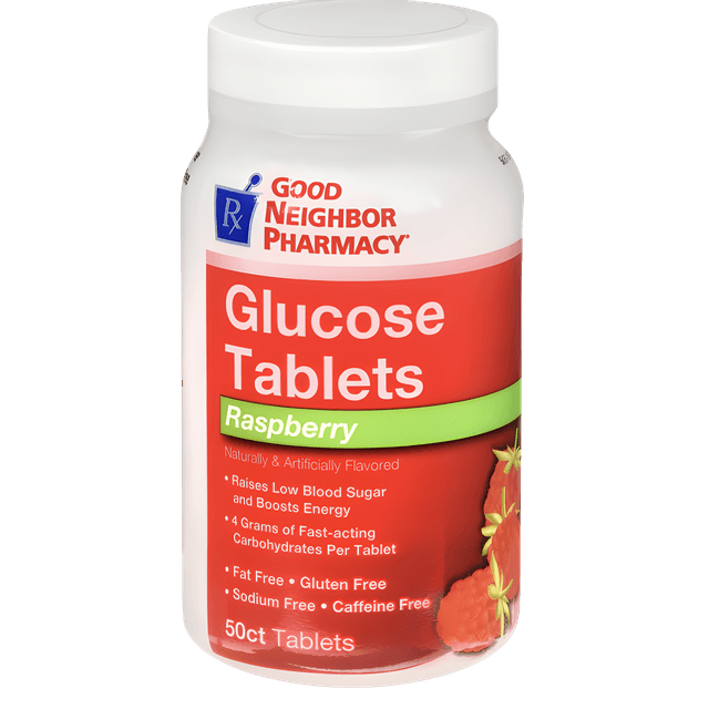 Glucose Tablets Raspberry Flavor
