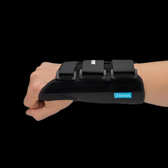 Wrist Brace Ossur® Formfit® Aluminum / Cotton / Polyester Right Hand Black X-Large - 317078