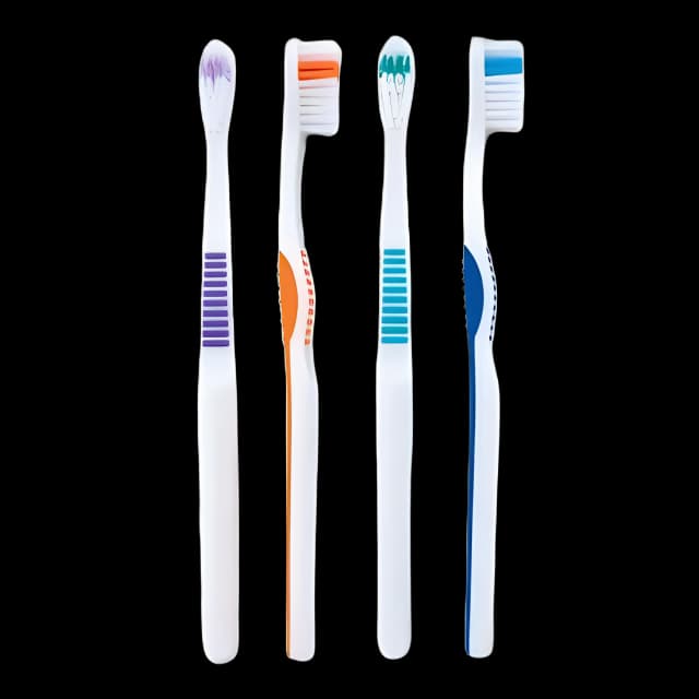 Toothbrush SmileCare™ Premium Purple / Teal / Orange / Blue Adult Nylon