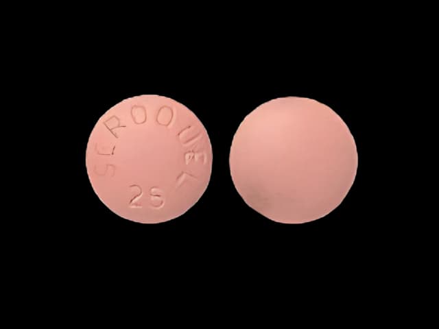 Seroquel® Quetiapine Fumarate 25 mg Tablet Blister Pack 100 Tablets