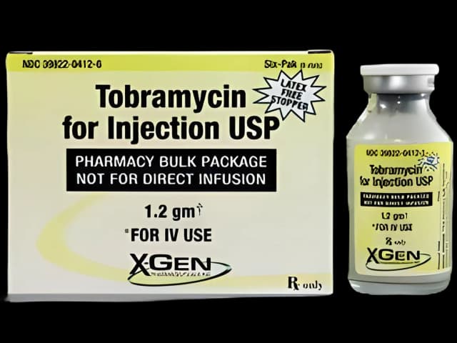Tobramycin Sulfate, Preservative Free 1.2 Gram Injection Pharmacy Bulk Package - 39822041206