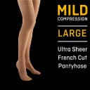 3M Futuro Energizing Compression Pantyhose - Large Nude