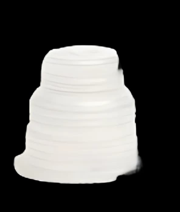 Hexa-Flex™ Tube Closure Polyethylene Snap Cap Clear For 10, 12, 13, 16 and 18 mm Blood Collection and Culture Tubes NonSterile