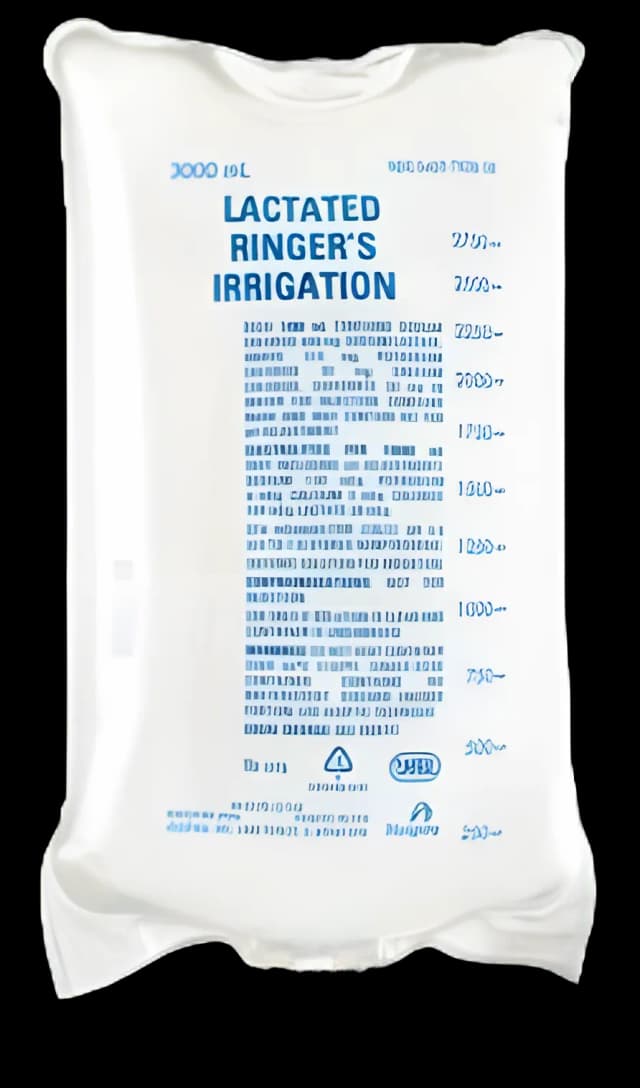 Irrigation Solution Lactated Ringer's Solution Not for Injection Flexible Bag 3,000 mL - 782808