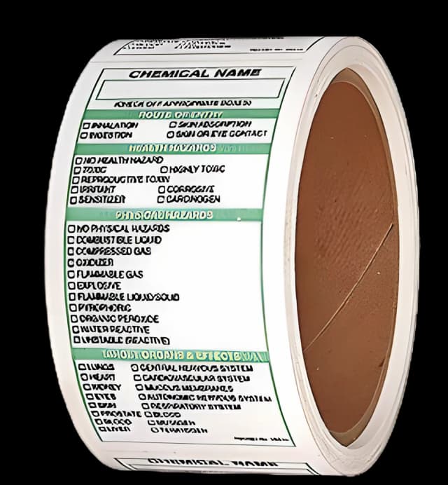 Pre-Printed Lab Labels 2x4 Inch - Vinyl Specimen Tags