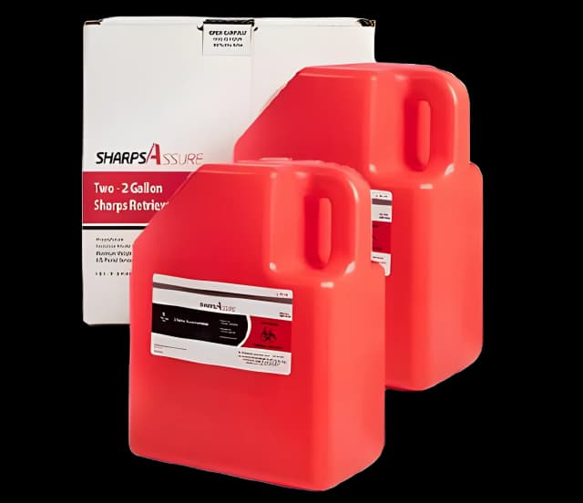 Sharps Assure 2 Gallon Mailback Sharps Container - SA2G2