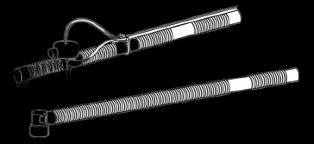 AirLife® Ventilator Circuit Corrugated Tube 60 Inch Tube Single Limb Adult Without Breathing Bag Single Patient Use - 001797
