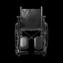 McKesson 18" Dual Axle Wheelchair w/ Elevating Leg Rests