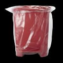 Trash Can McKesson 32 Quart Rectangular Red Plastic Step On