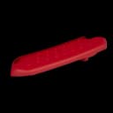 Trash Can McKesson 32 Quart Rectangular Red Plastic Step On