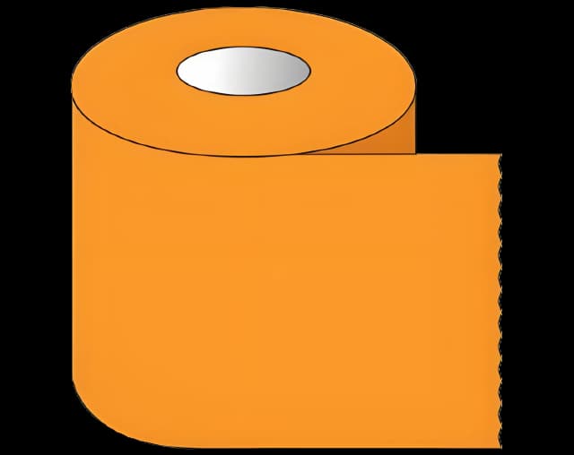 Shamrock Medical Label Tape 1-1/2 X 500 Inch - Orange