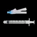 Safety Hypodermic Syringe with Needle Eclipse™ 3 mL 1 Inch 23 Gauge Hinged Safety Needle Thin Wall