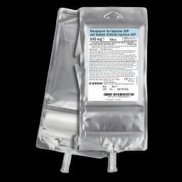 Meropenem 500 mg / 0.9% Sodium Chloride Injection in Duplex Container
