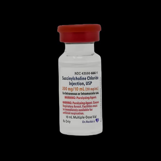 Succinylcholine Chloride 20 mg / mL Injection Multiple-Dose Vial 10 mL - 1015360