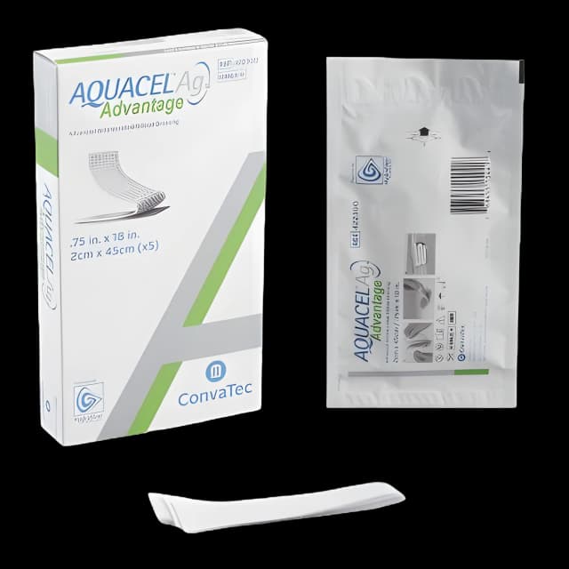 Aquacel Ag Advantage Silver Hydrofiber Wound Dressing