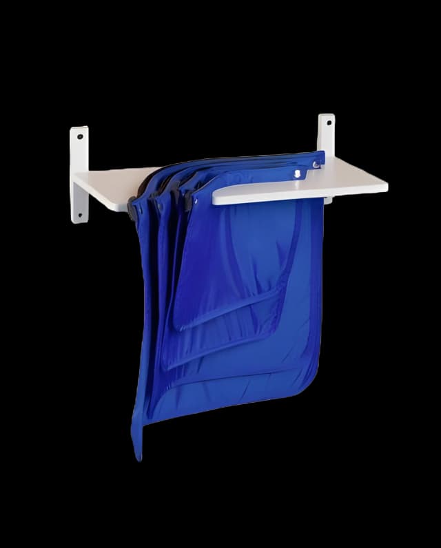 Wall-Mounted Lead Apron Rack for X-Ray Protection