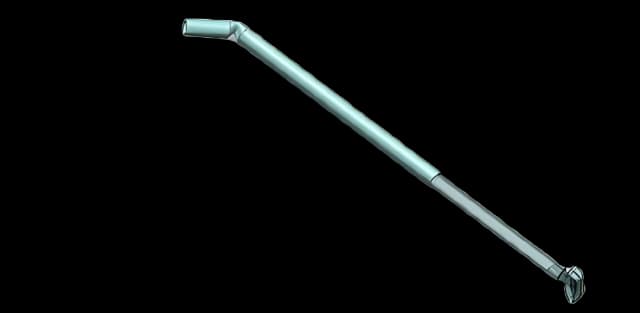 Full Lower Extremity Bio-Bones Prosthetics, Straight with Molded Hip 28 to 50 Inch