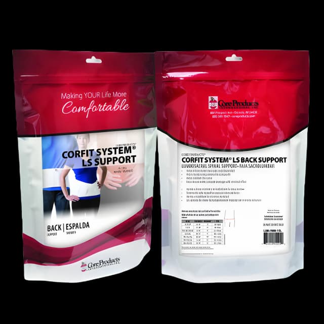 Back Support Corfit System® 2X-Large Hook and Loop Closure 46 to 58 Inch Hip Circumference 10 Inch Back Height to 4-1/2 Inch Front Height Adult