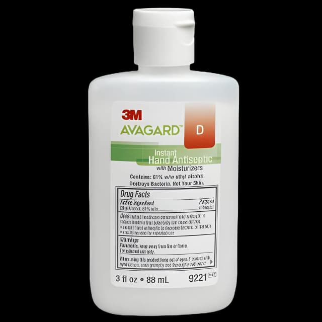 Hand Sanitizer 3M™ Avagard™ D 3 oz. Ethyl Alcohol Gel Bottle