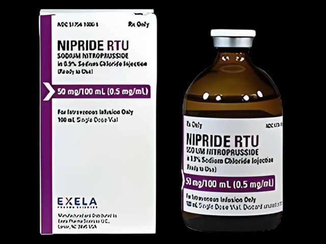 Nipride RTU Sodium Nitroprusside Injection for Hypertension