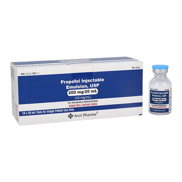 PROPOFOL 200 MG EML VL 10X20 ML (10/BX)