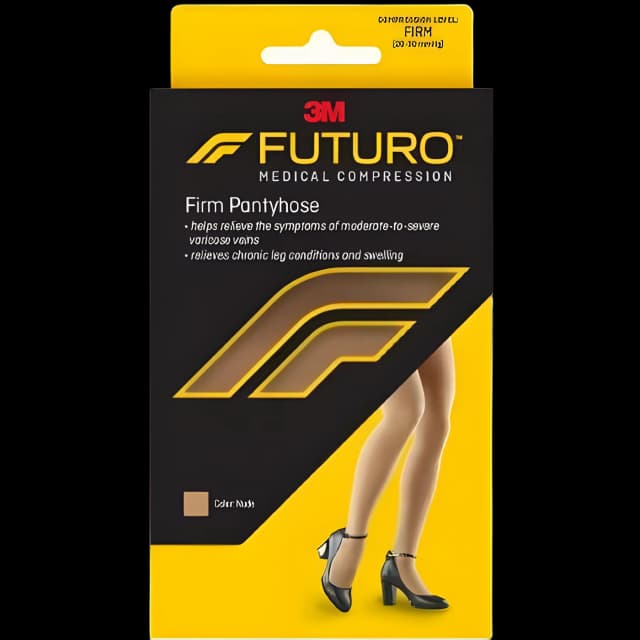 3M Futuro Large Nude Compression Pantyhose for Varicose Veins